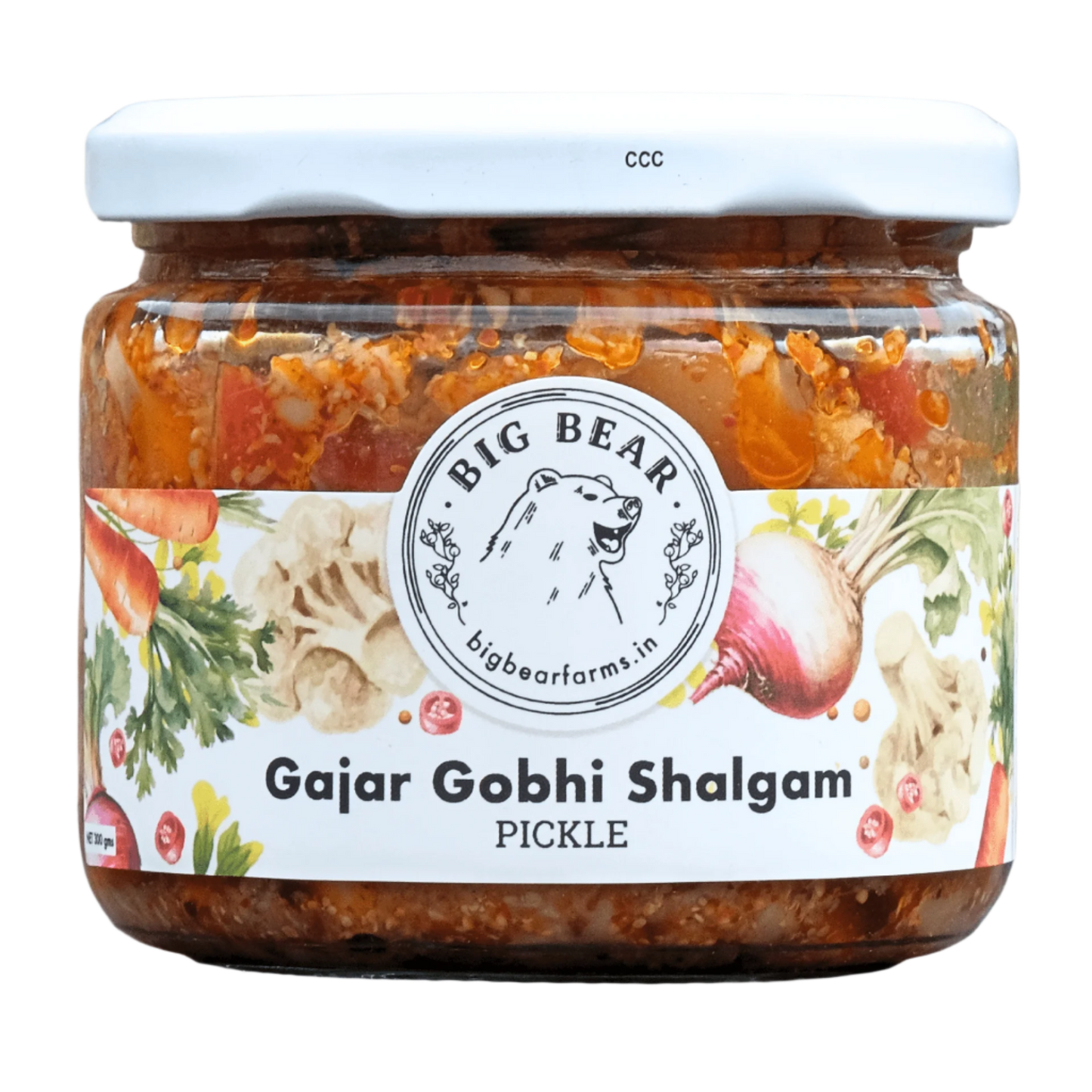 Gajar Gobhi Shalgam Pickle 300g - Big Bear Farms