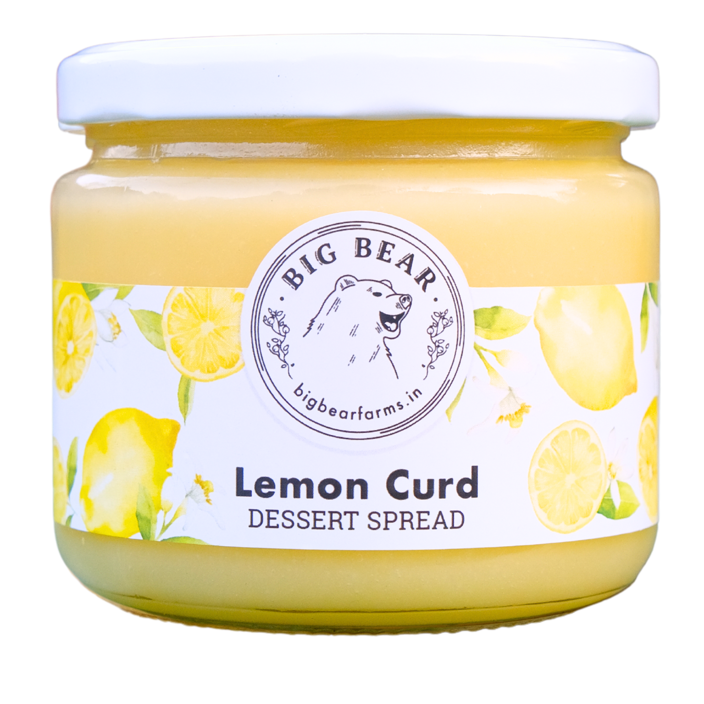 Lemon Curd 315g - contains egg - Big Bear Farms