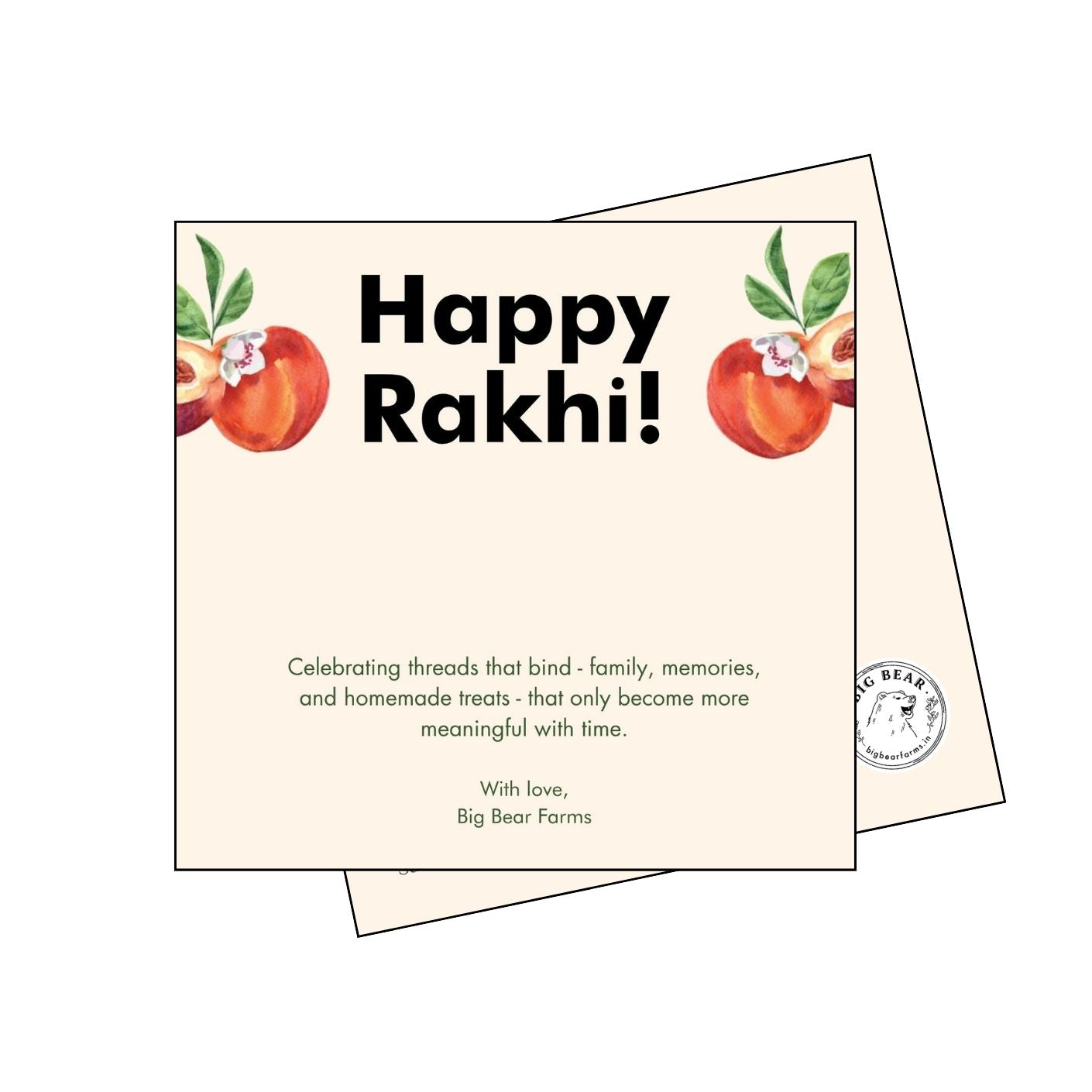 Happy Rakhi Card - Big Bear Farms