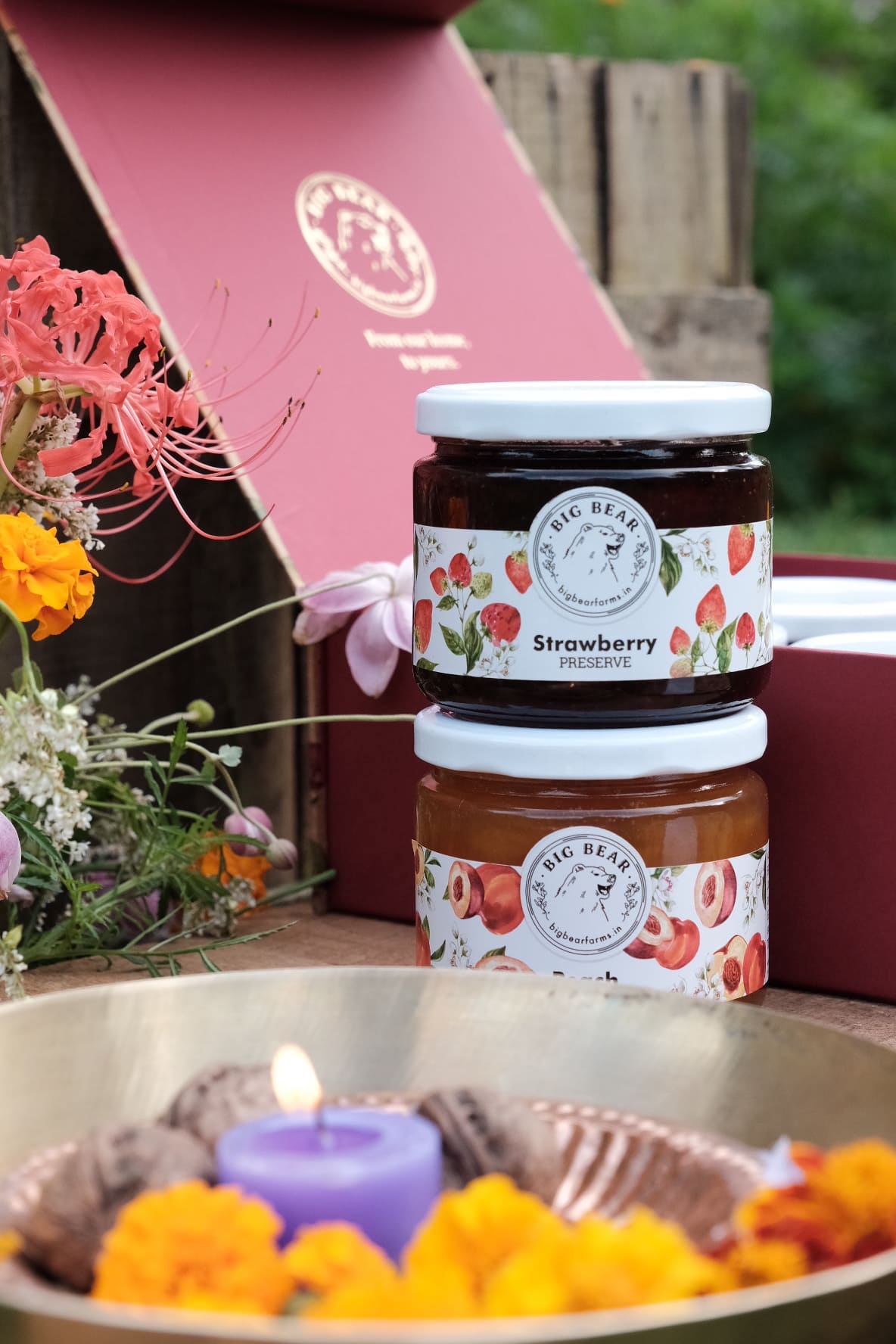 Festive - Celebrations Box with Toffee - Big Bear Farms