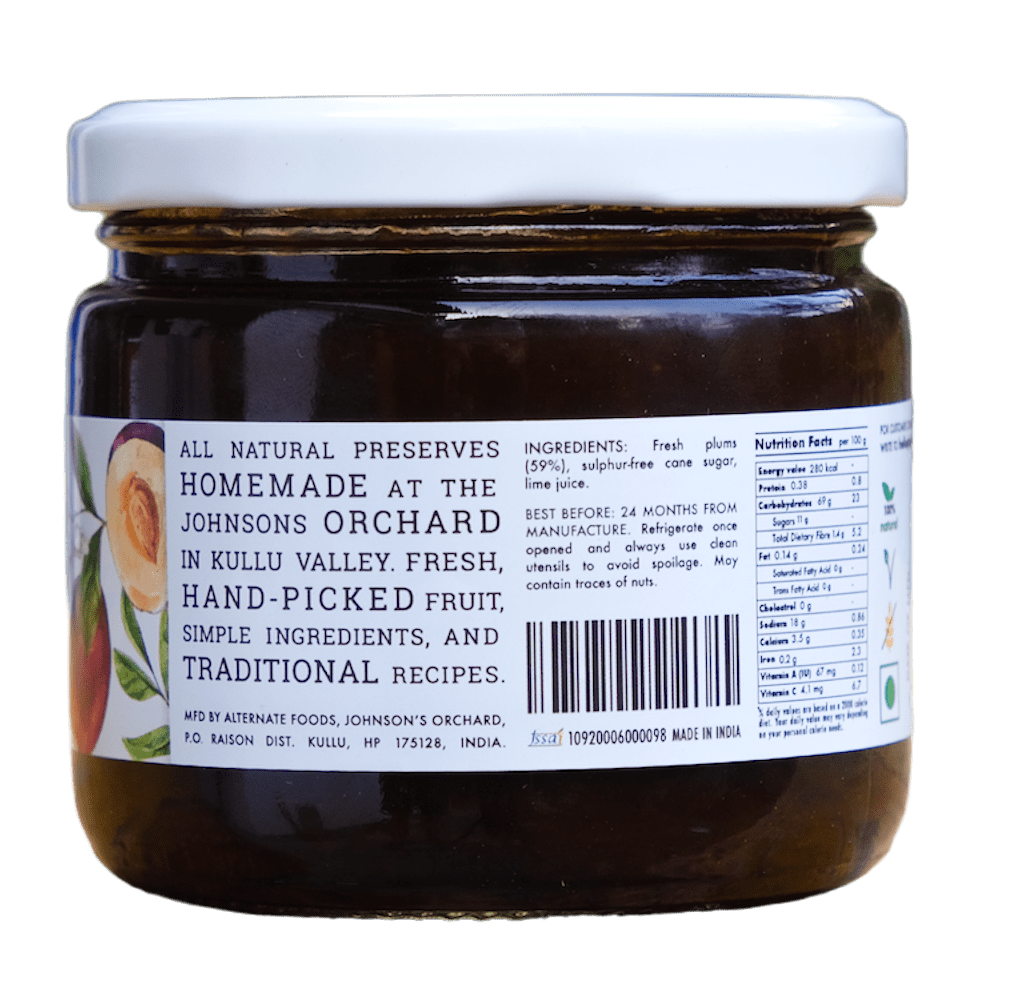 Plum Jam 300g - Big Bear Farms