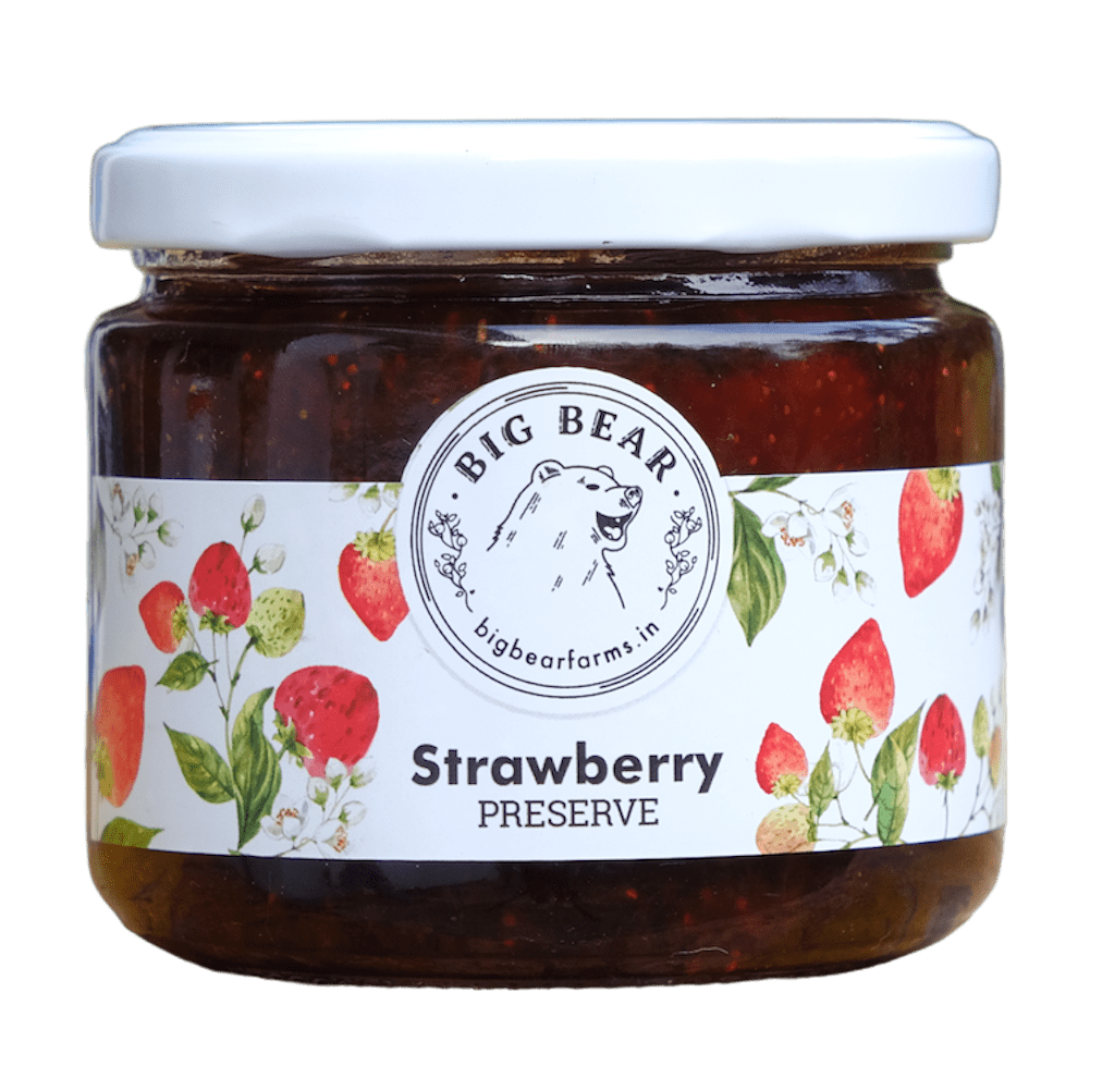 Strawberry Preserve 300g - Big Bear Farms