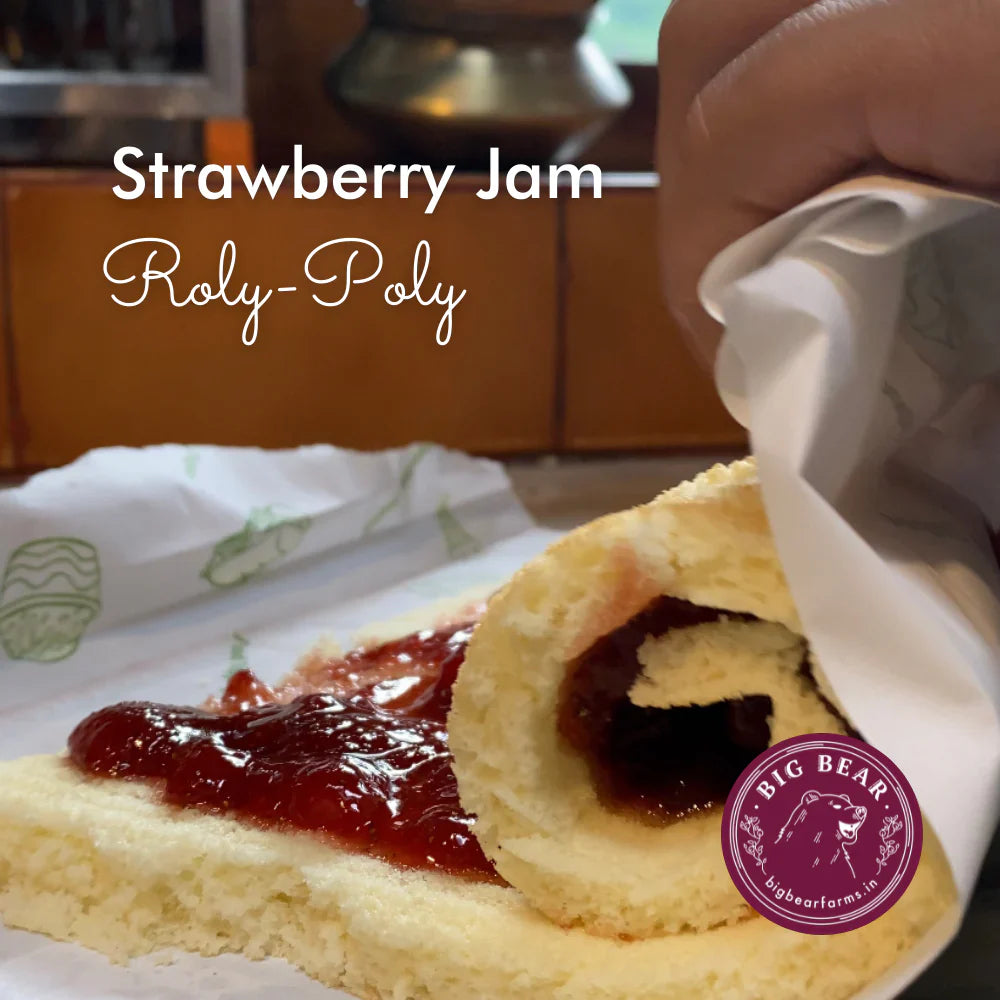 Homemade Strawberry Jam Roly-Poly