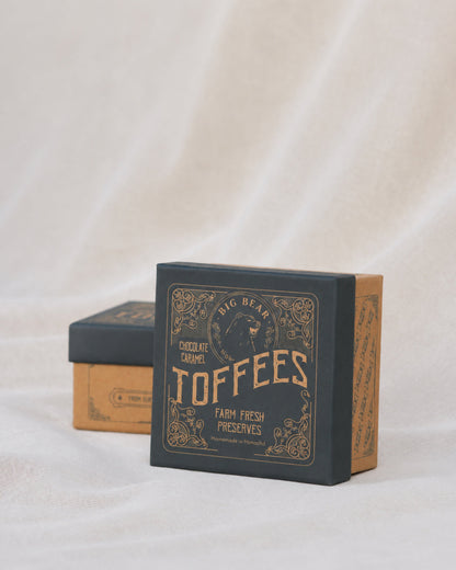 Chocolate Caramel Toffee 150g - 10pc - Big Bear Farms