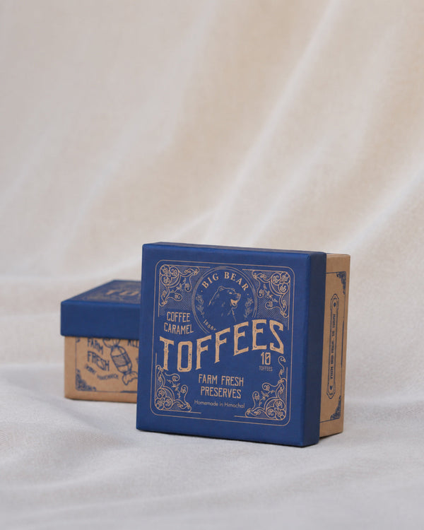 Coffee Caramel Toffee 150g - 10pc - Big Bear Farms