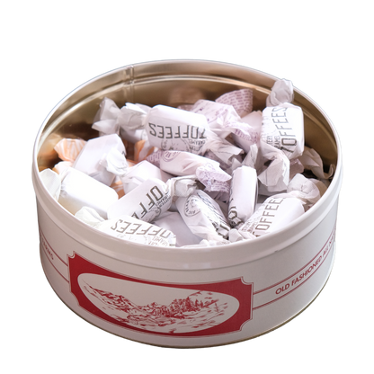 Assorted Caramel & Chocolate Toffee Tin  600g - 40 pieces