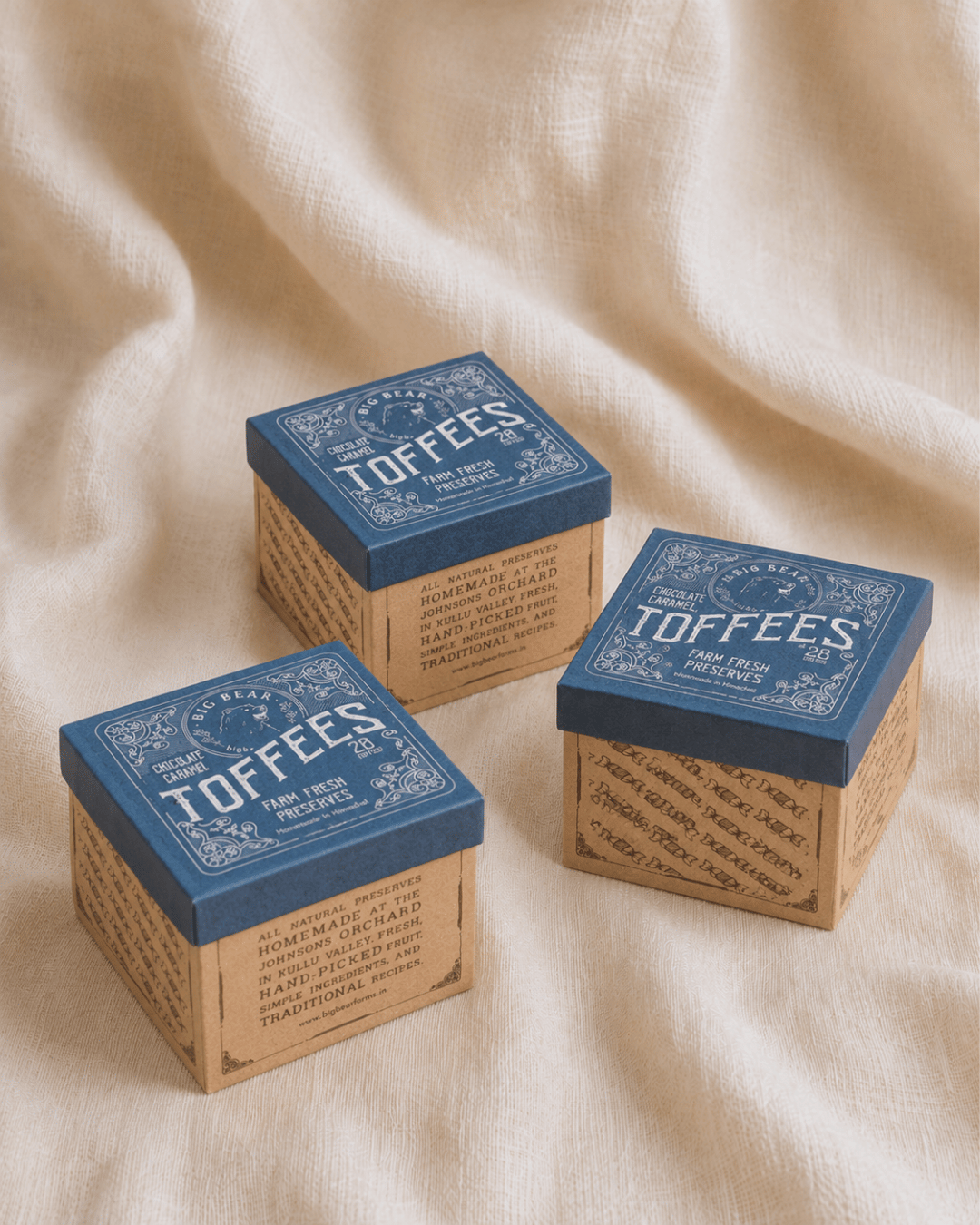Value pack of 3 : Chocolate Caramel Toffee 300g 3 - Big Bear Farms