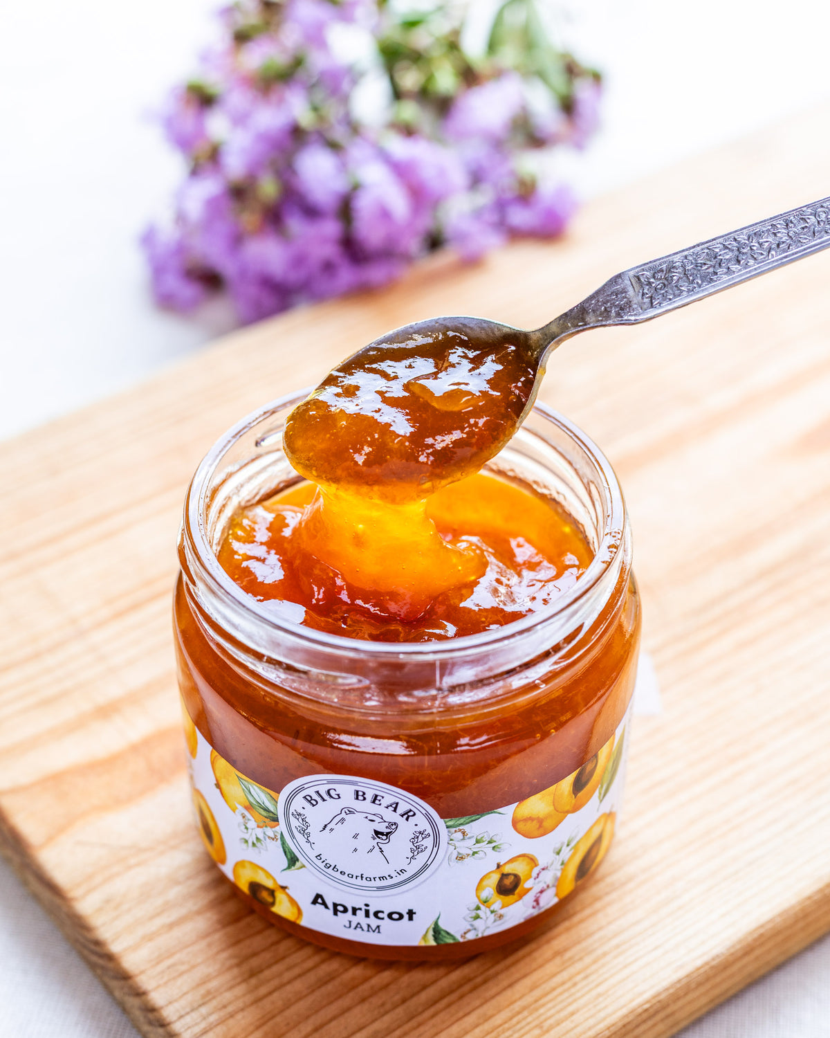 Apricot Jam 350g - Big Bear Farms