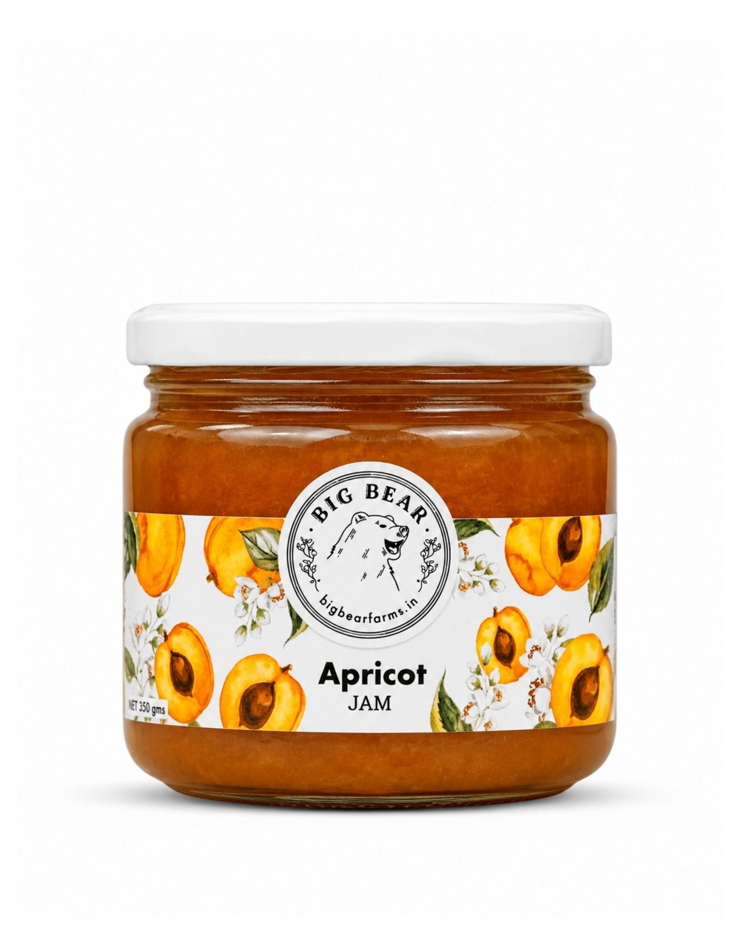 Apricot Jam 350g - Big Bear Farms