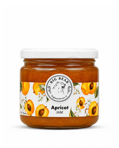 Apricot Jam 350g - Big Bear Farms