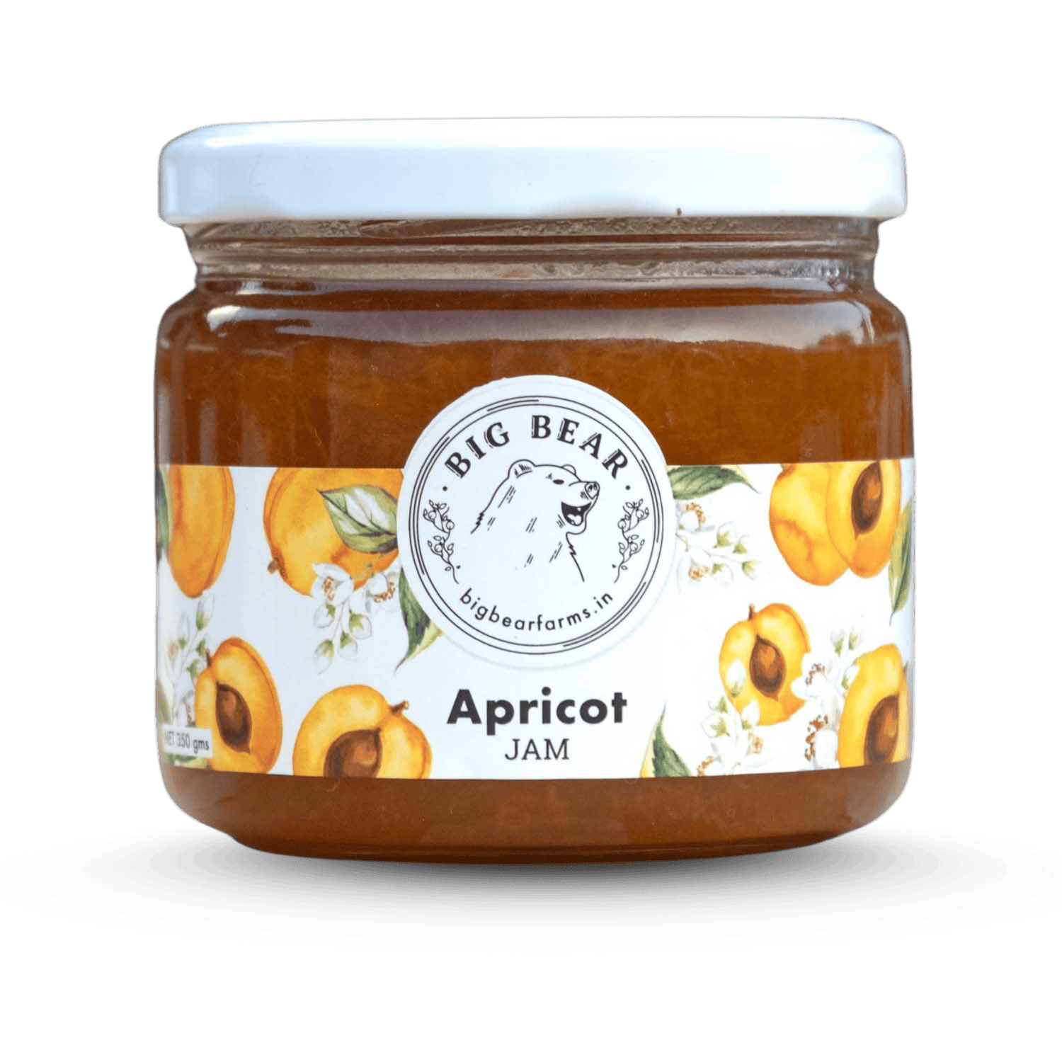 Apricot Jam 350g - Big Bear Farms