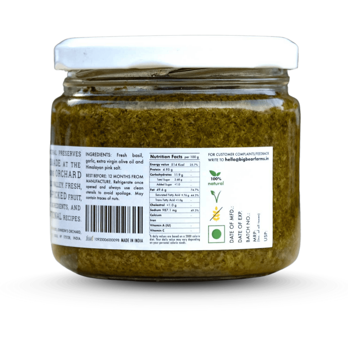 Basil in a Bottle 300g