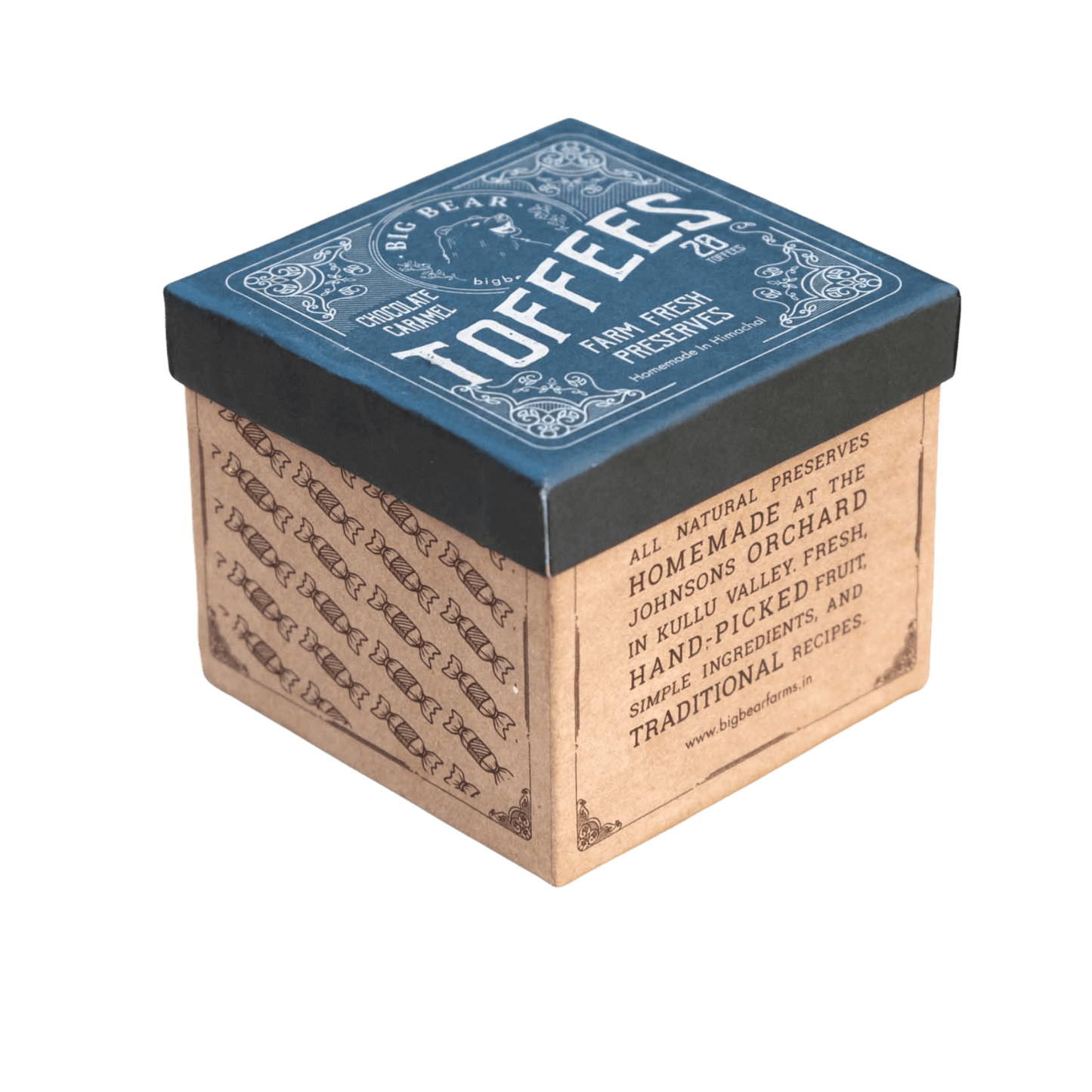 Chocolate Caramel Toffee 300g  - 20 pieces - Big Bear Farms