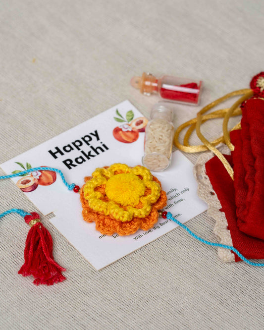 Marigold Rakhi Gift Box of Three - Big Bear Farms