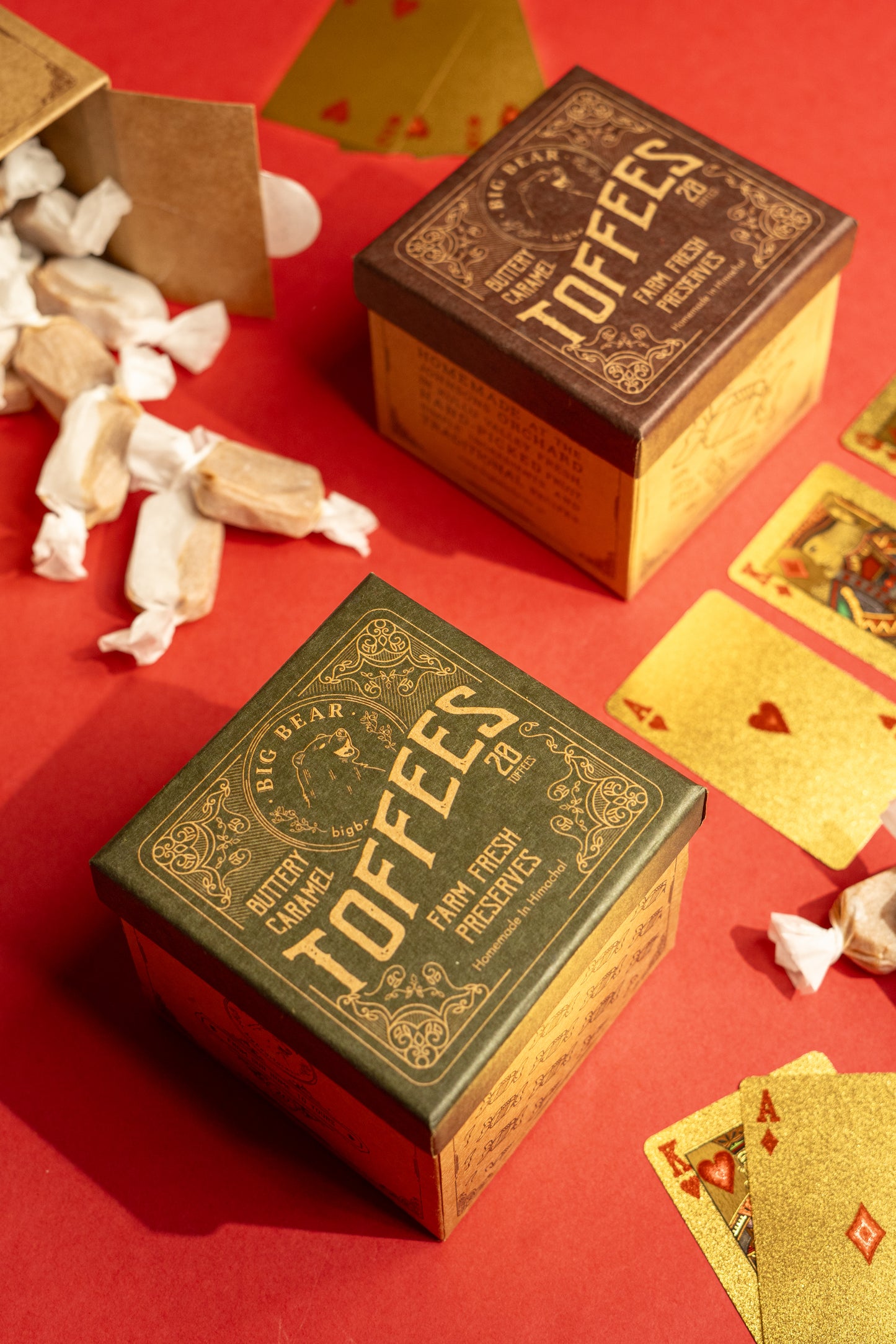 Chocolate Caramel Toffee 150g - 10pc - Big Bear Farms