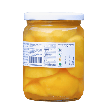 8 x PACK Bottled Peaches 500g - Big Bear Farms