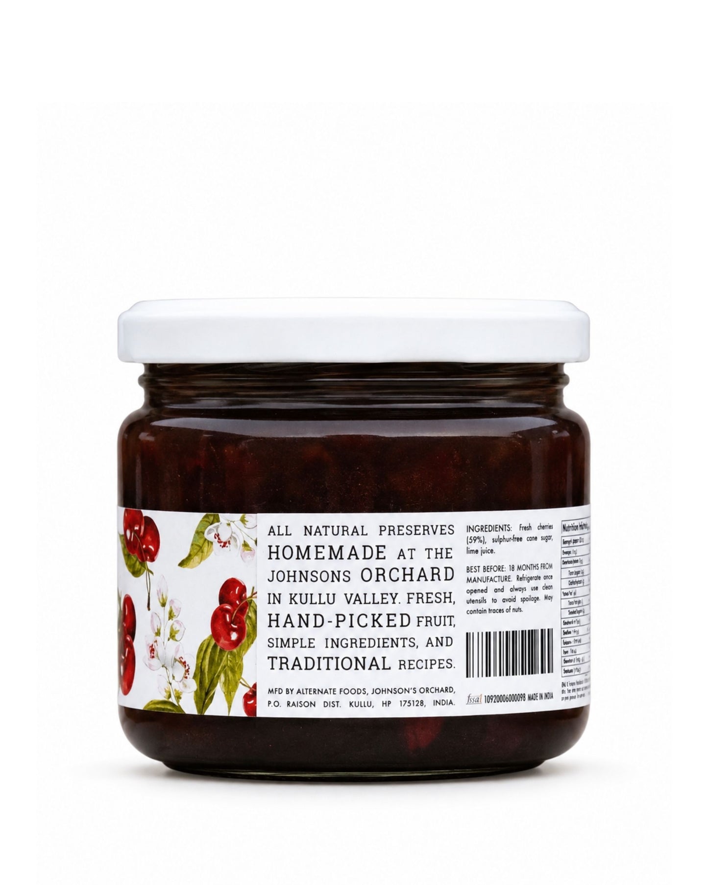 Cherry Preserve 400g - Big Bear Farms