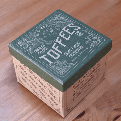 Chocolate Caramel Toffee 300g  - 20 pieces - Big Bear Farms