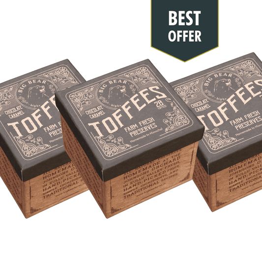 Chocolate Caramel Toffee 300g 3 x PACK COMBO