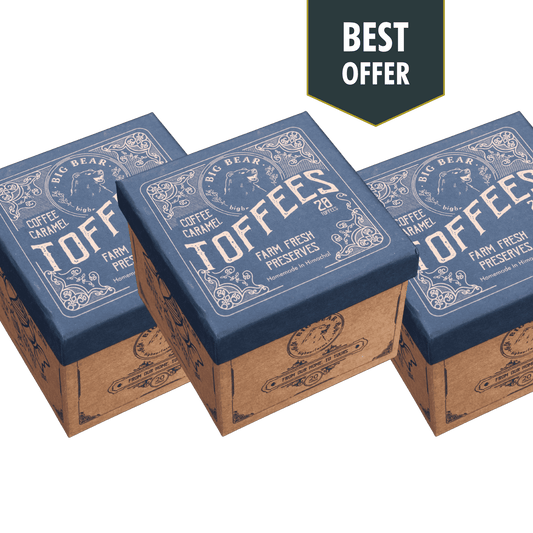 Coffee Caramel Toffee 300g 3 x PACK COMBO