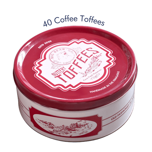 Coffee Toffee Tin 600g - 40pieces - Big Bear Farms