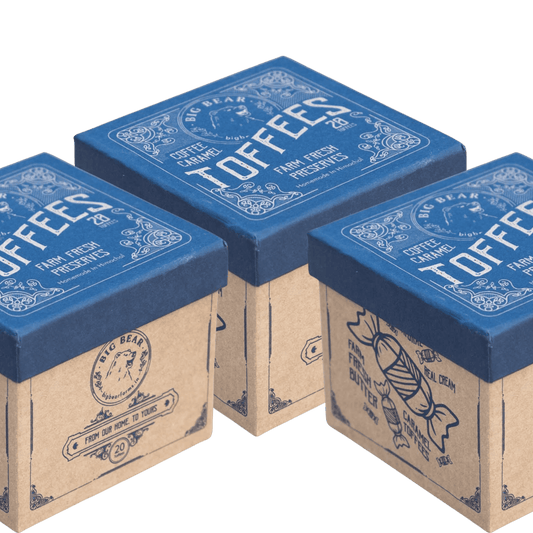 Value pack of 3 : Coffee Caramel Toffee 300g - Big Bear Farms