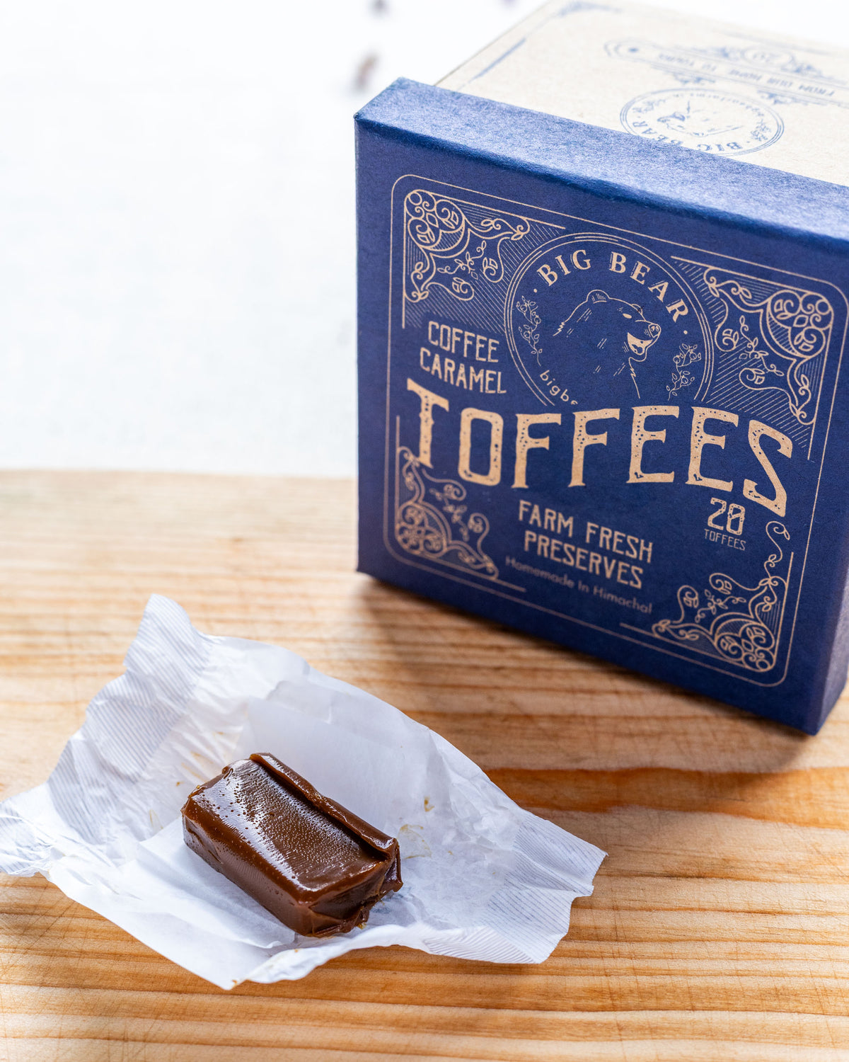 Coffee Caramel Toffee 150g - 10pc - Big Bear Farms