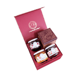 Festive Box of 4 with Chocolate Caramel Toffee 300g - BOX ONLY - PART OF CUSTOMISED GIFT BOX - Big Bear Farms