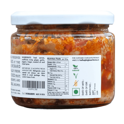 Gajar Gobhi Shalgam Pickle 300g - Big Bear Farms