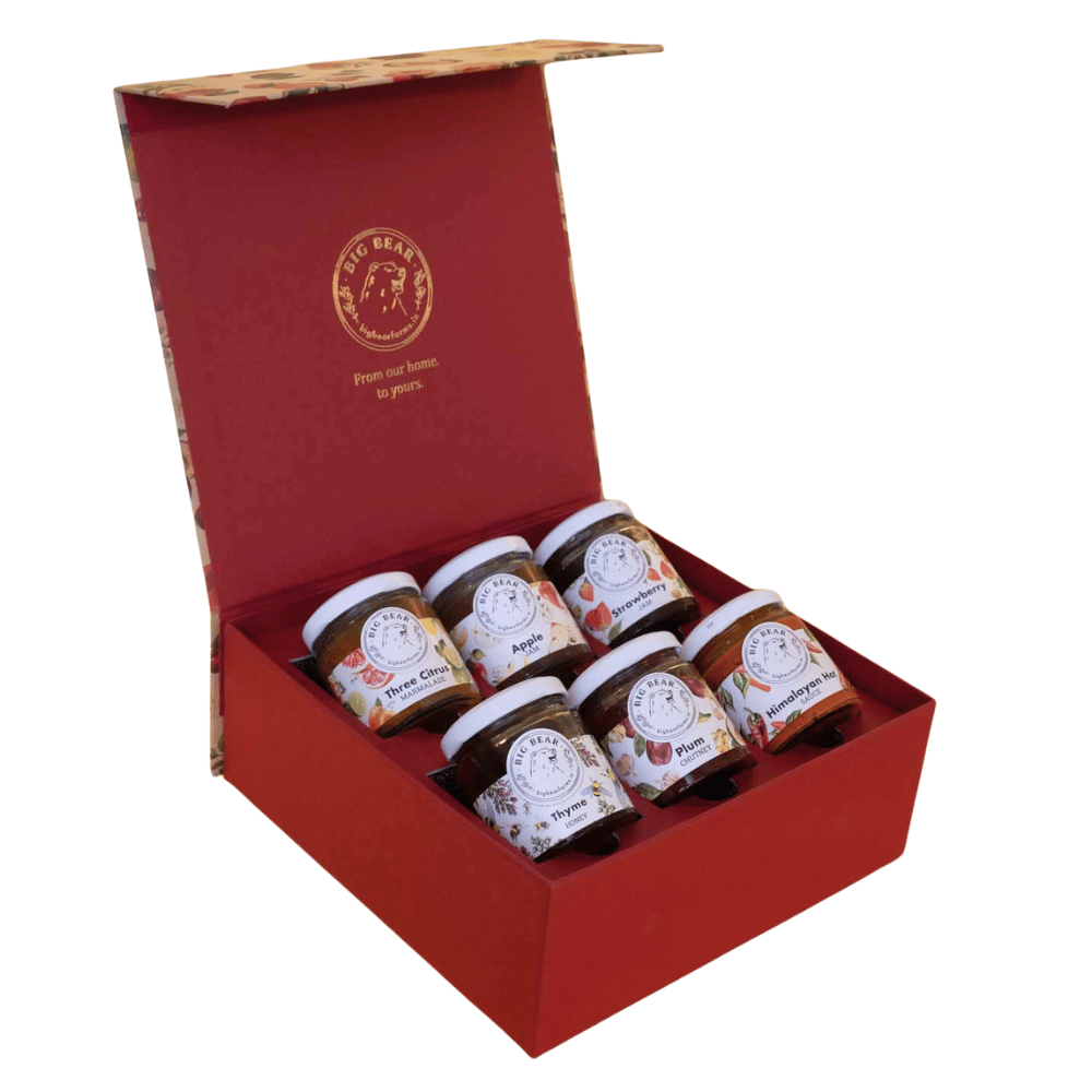 TREASURE CHEST Pack of 6 x 120g Assorted Jars - Big Bear Farms