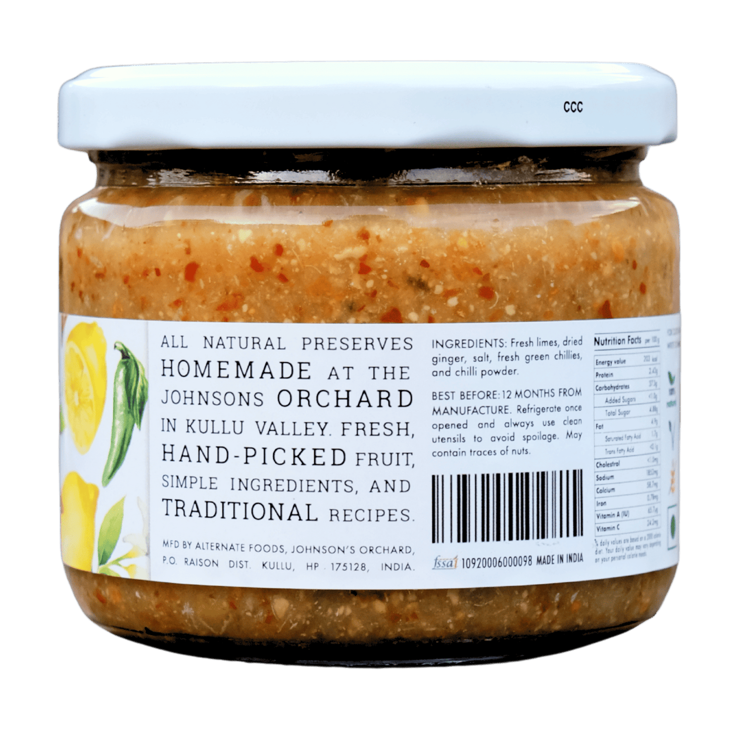 Lemon Pickle 315g - Big Bear Farms