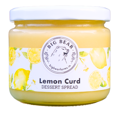 Lemon Curd 315g - contains egg - Big Bear Farms