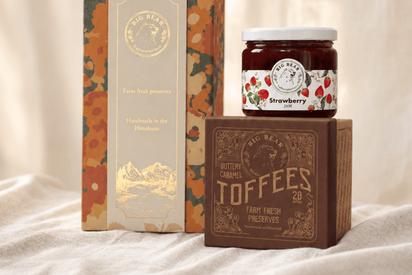 Buttery Caramel Toffee & Strawberry Jam
