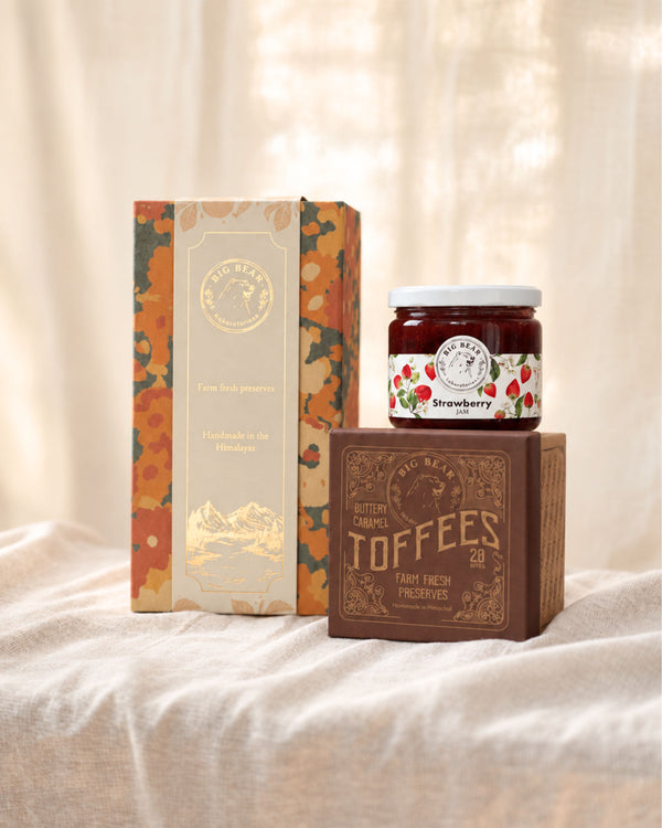 Buttery Caramel Toffee & Strawberry Jam