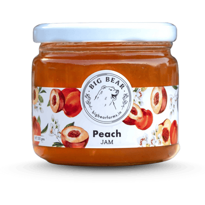 Peach Jam 350g - Big Bear Farms