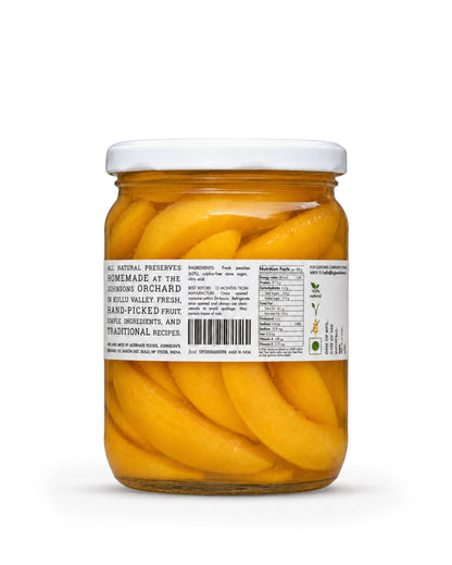 Bottled Peaches 500g (Thin Cut) - Big Bear Farms