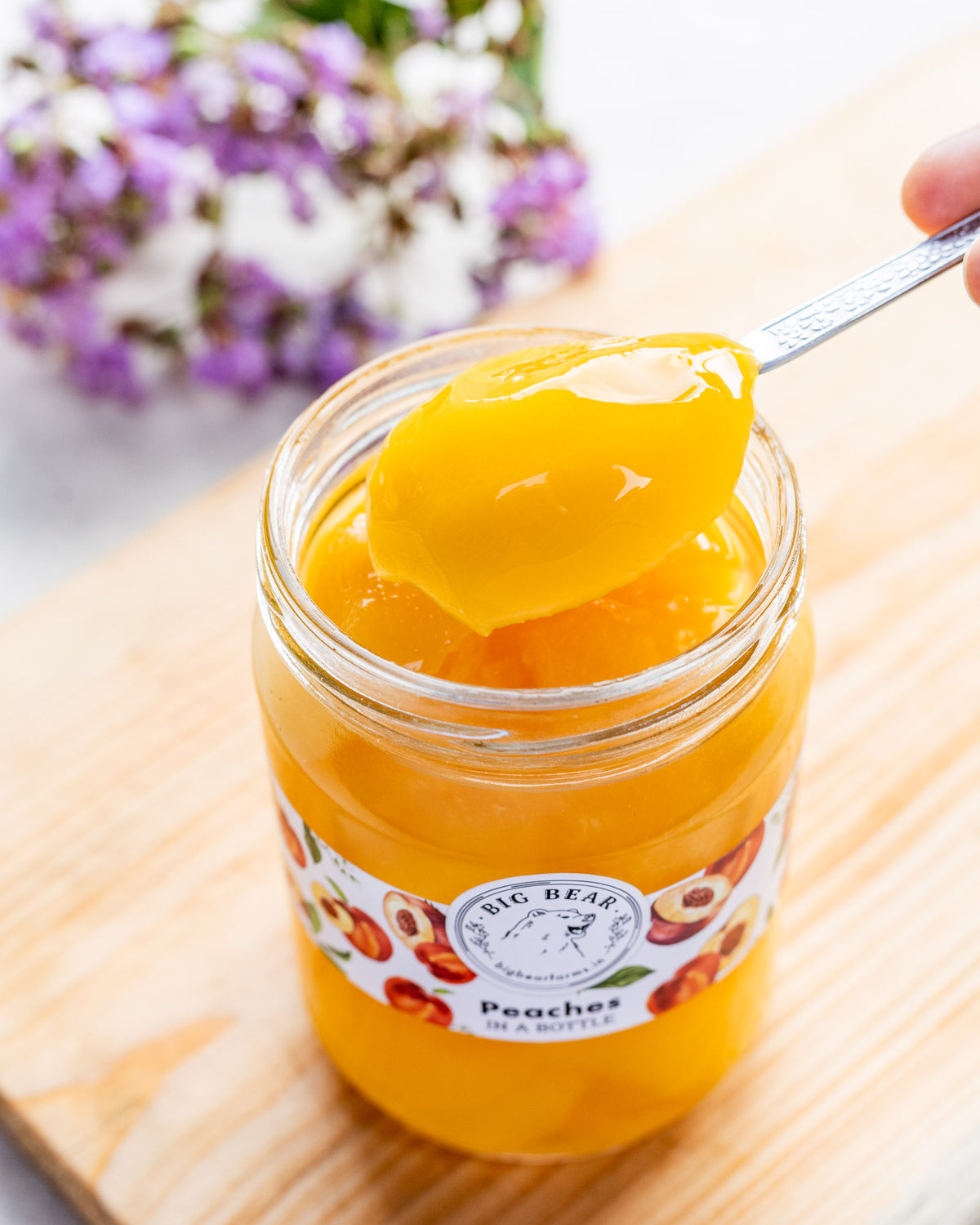 Bottled Peaches 500g - Big Bear Farms