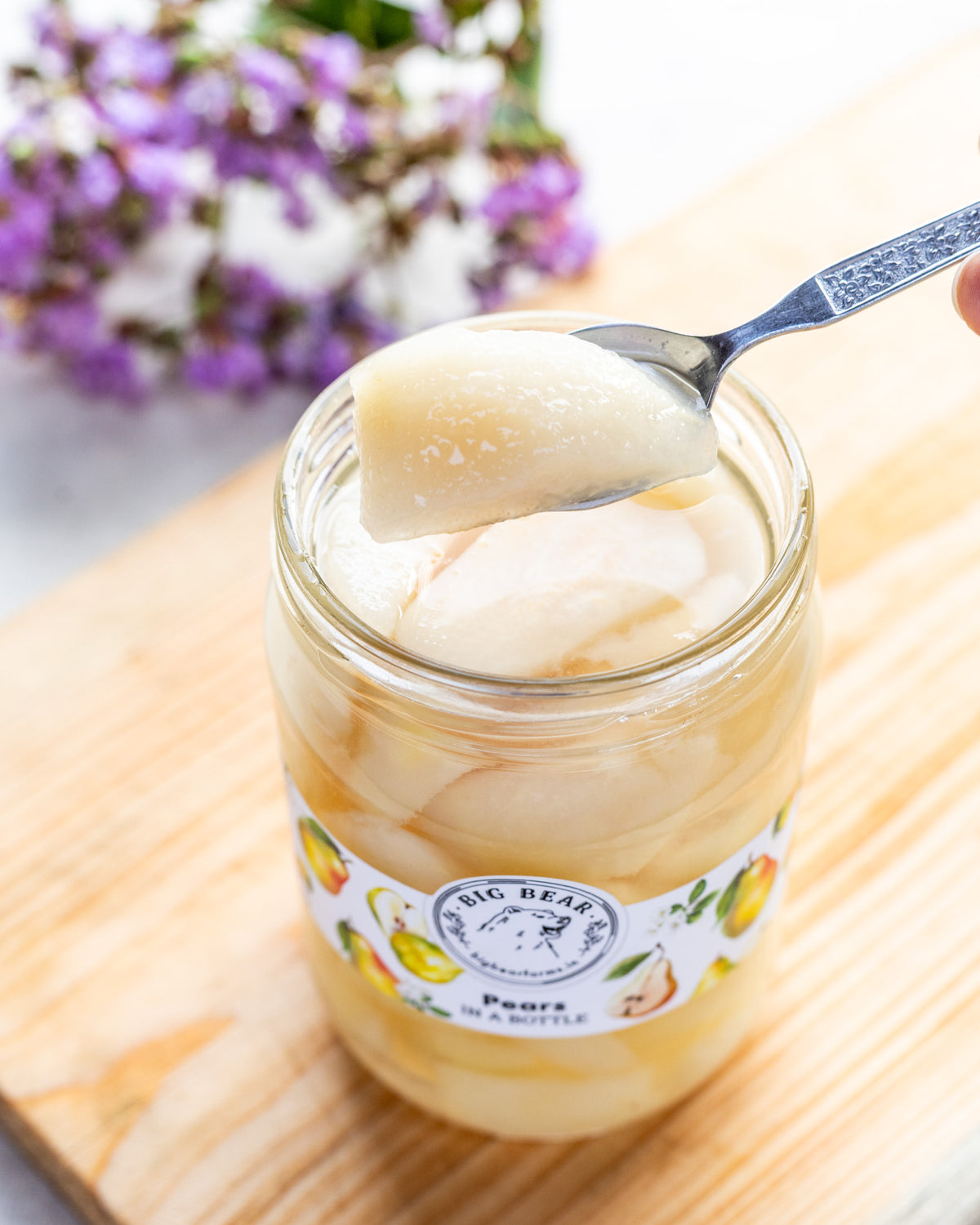 Bottled Pears 500g (Thin Cut) - Big Bear Farms