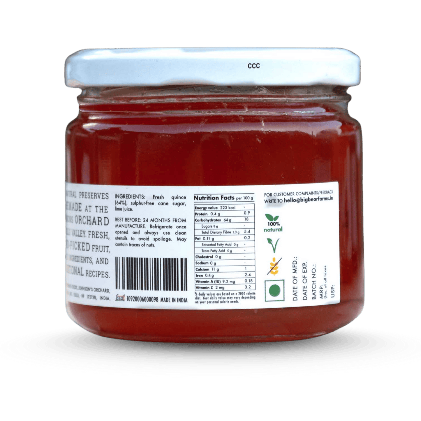 Quince Jelly 350g