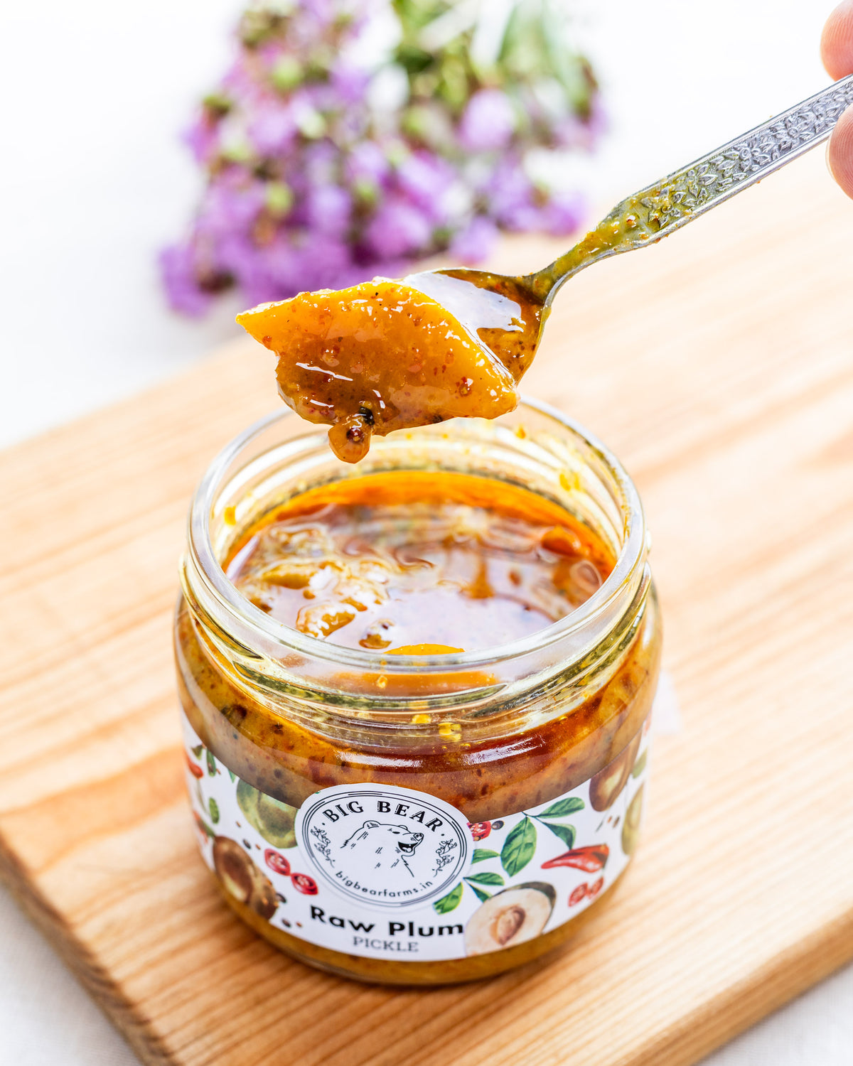 Raw Plum Pickle 315g - Big Bear Farms