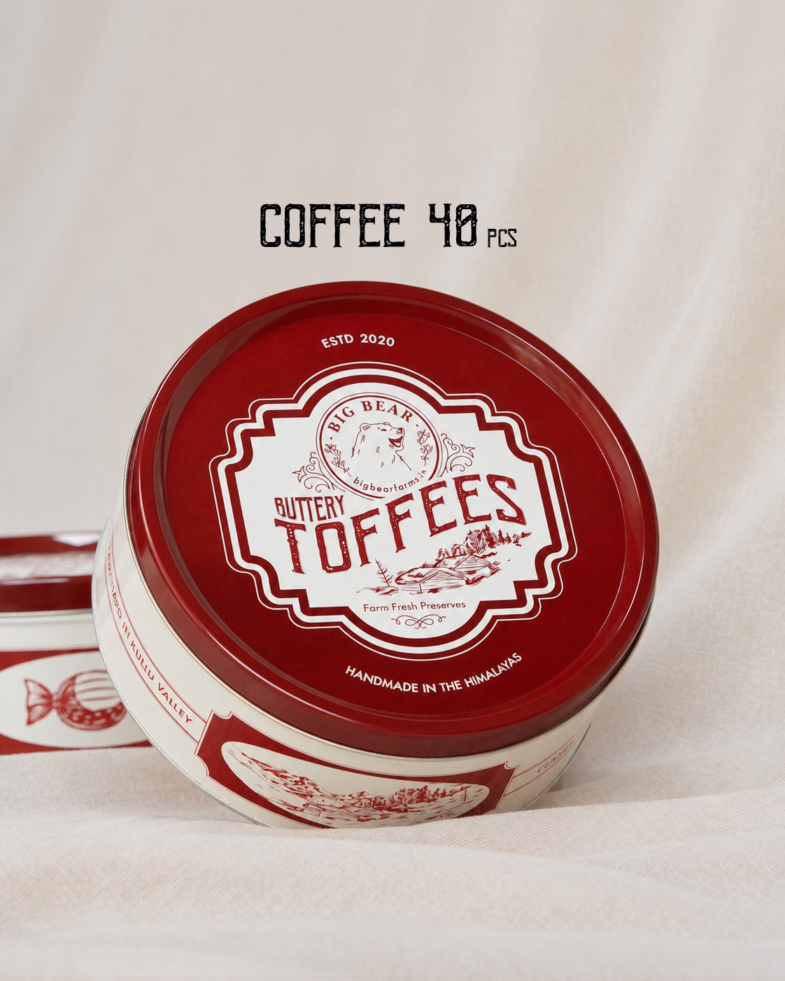 Coffee Toffee Tin 600g - 40pieces
