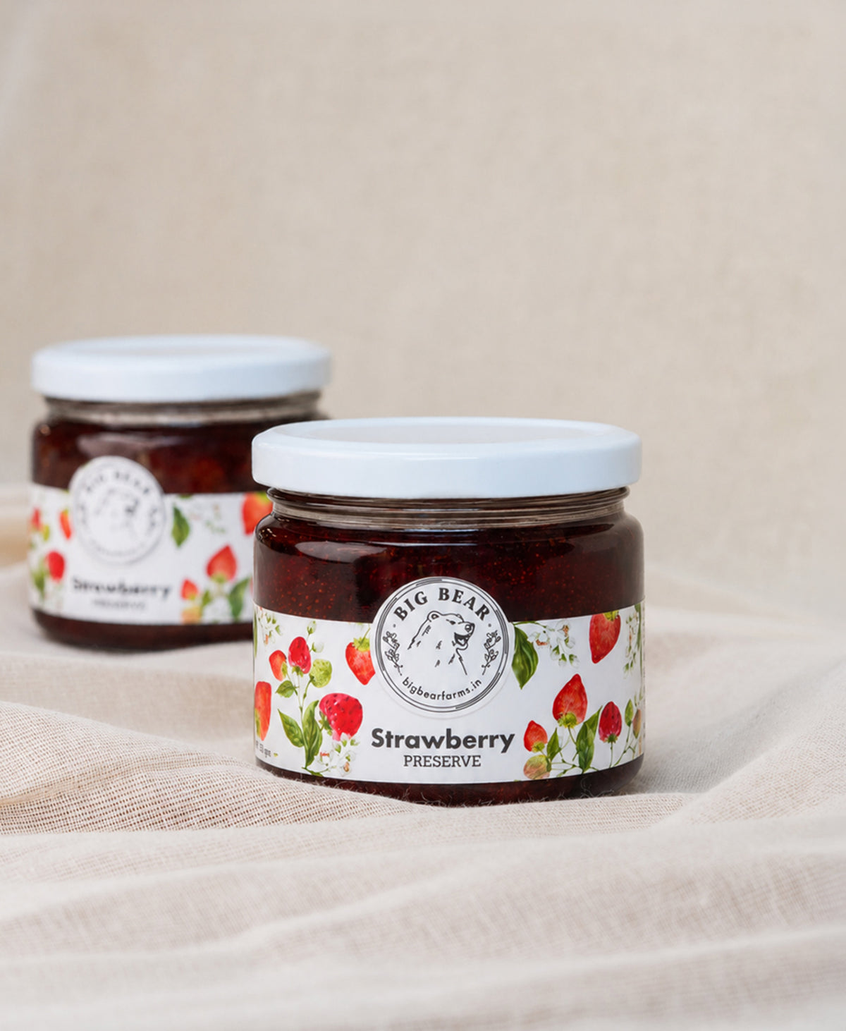 Strawberry Preserve 350g - Big Bear Farms