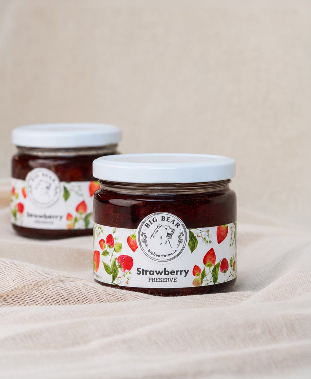 Strawberry Preserve 350g - Big Bear Farms