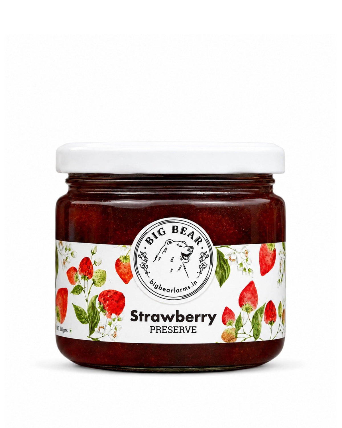 Strawberry Preserve 350g - Big Bear Farms