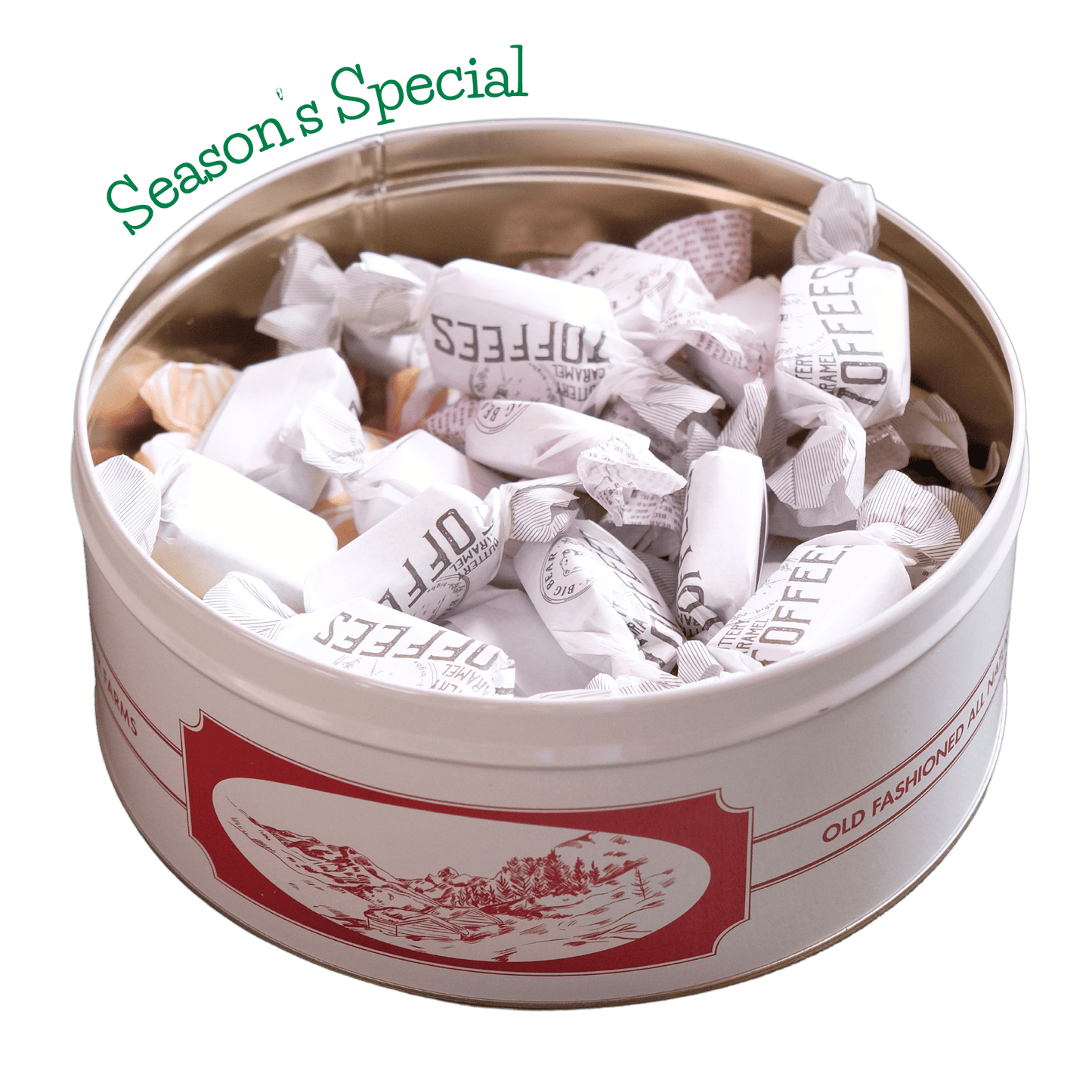 Toffee Tin - Assorted Caramel & Chocolate 600g - 40 pieces
