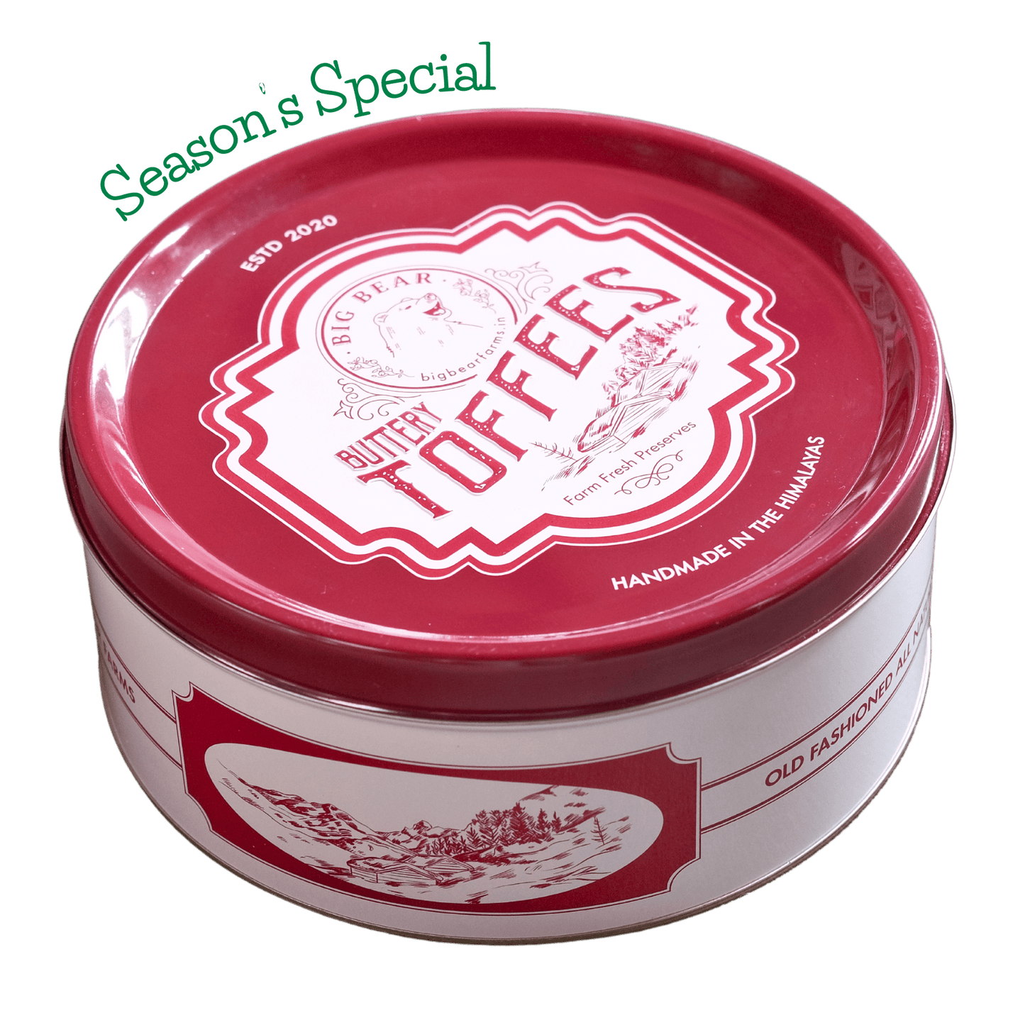 Toffee Tin - Assorted Caramel & Chocolate 600g - 40 pieces