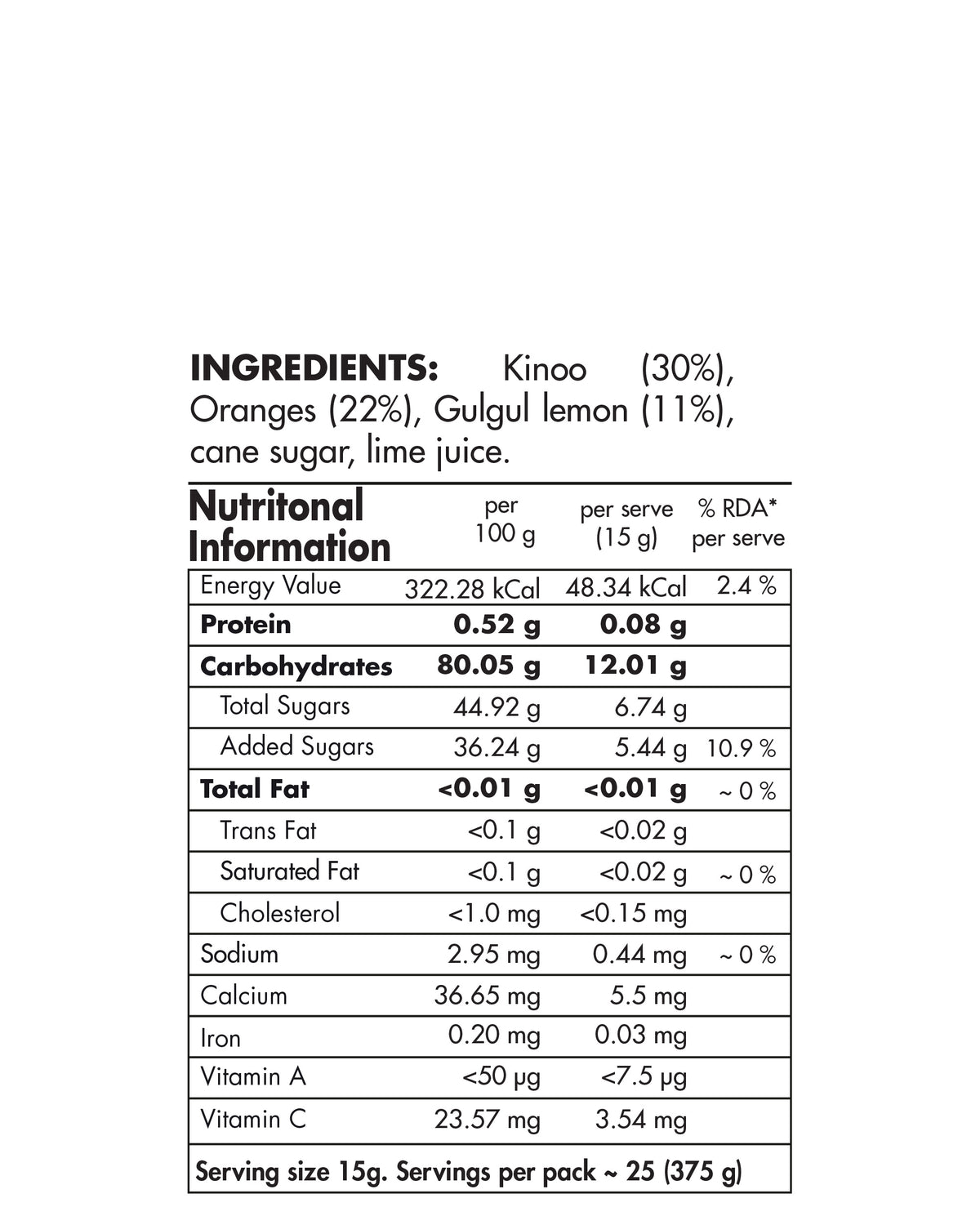 Three Citrus Marmalade 350g