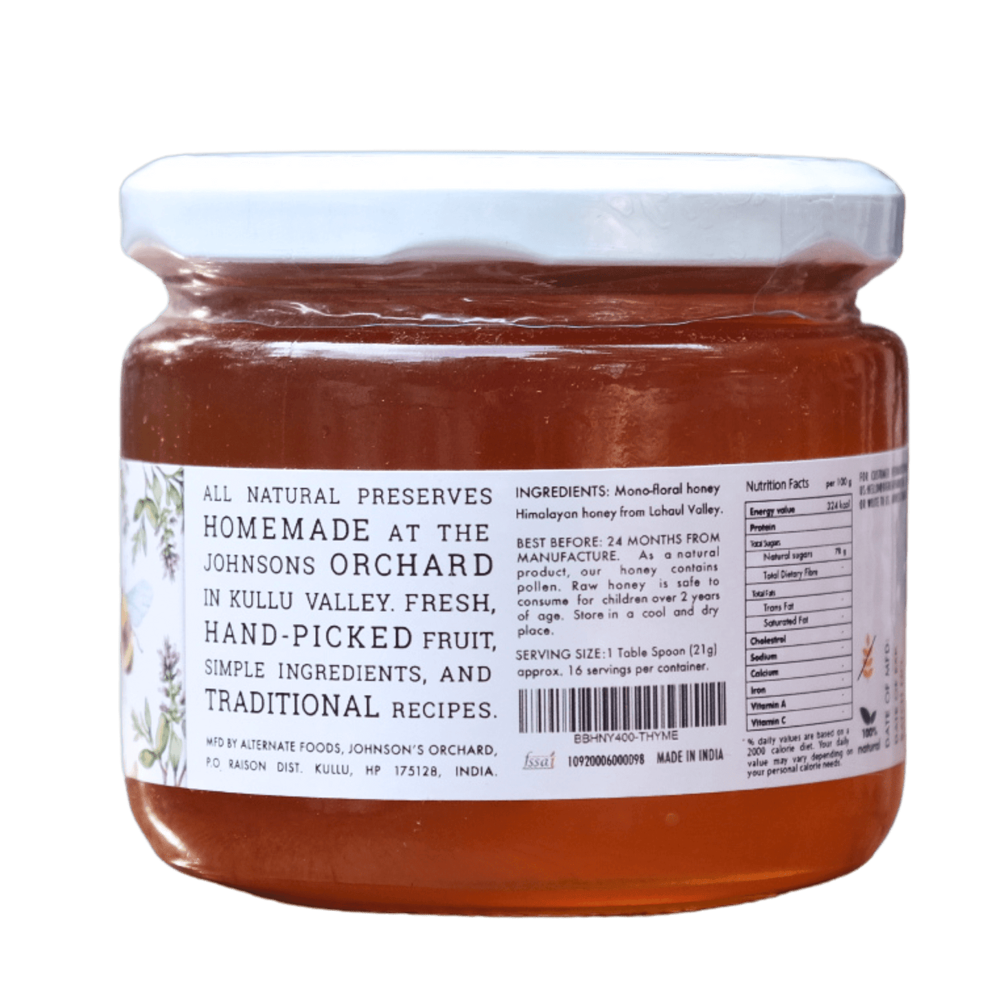 Thyme Honey - Big Bear Farms