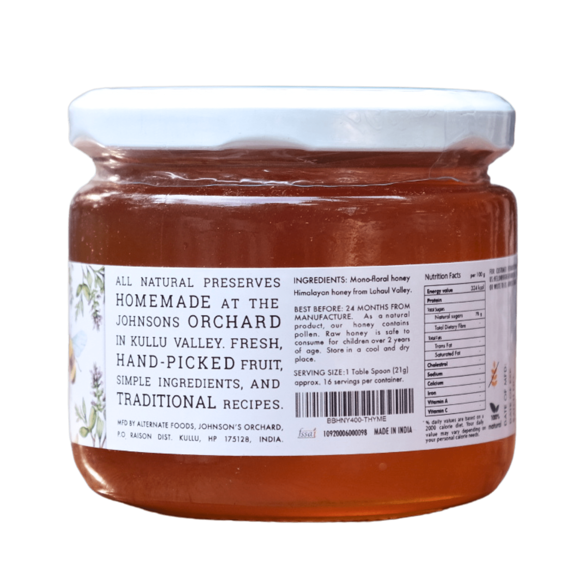 Thyme Honey - Big Bear Farms