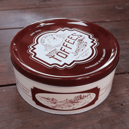 Caramel Toffee Tin  600g - 40 pieces - Big Bear Farms
